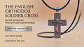 English Orthodox Soldier Cross - Medium