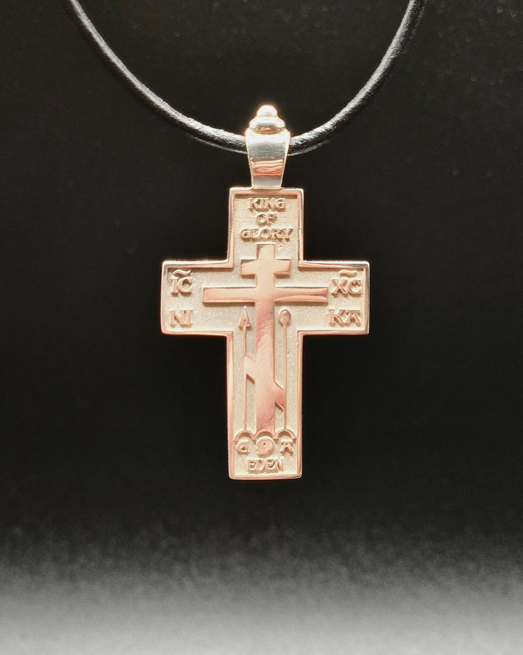 English Orthodox Soldier Cross - Large